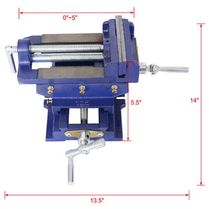 Industrial Quality Cross Slide Vise for Drill Press