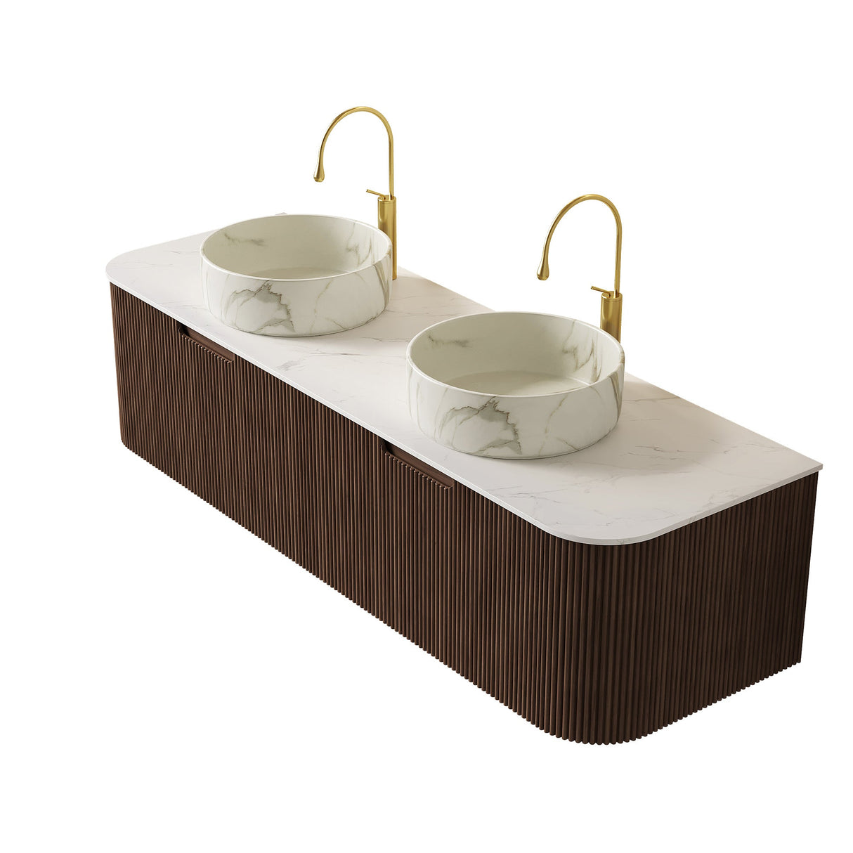 Dina 60" Bathroom Vanity & Sinks