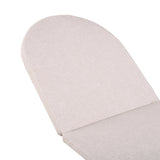 Outdoor Chaise Lounge Chair with Acacia Wood and Adjustable Backrest