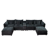 U Shaped Sectional Cloud Couch For Living Room