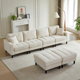 The Beverly Corduroy U-Shaped Sectional Sofa