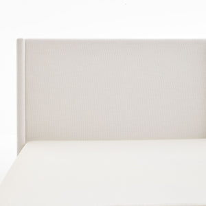 Hosford - Minimalist Upholstered Wingback Bed