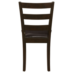 Arvin - 5 Piece Dining Set With Rectangular Table And Bench With Seats - Cappuccino