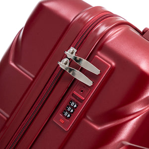 14"/20" 2-Piece ABS Spinner Wheel Luggage Set with Cosmetic Case