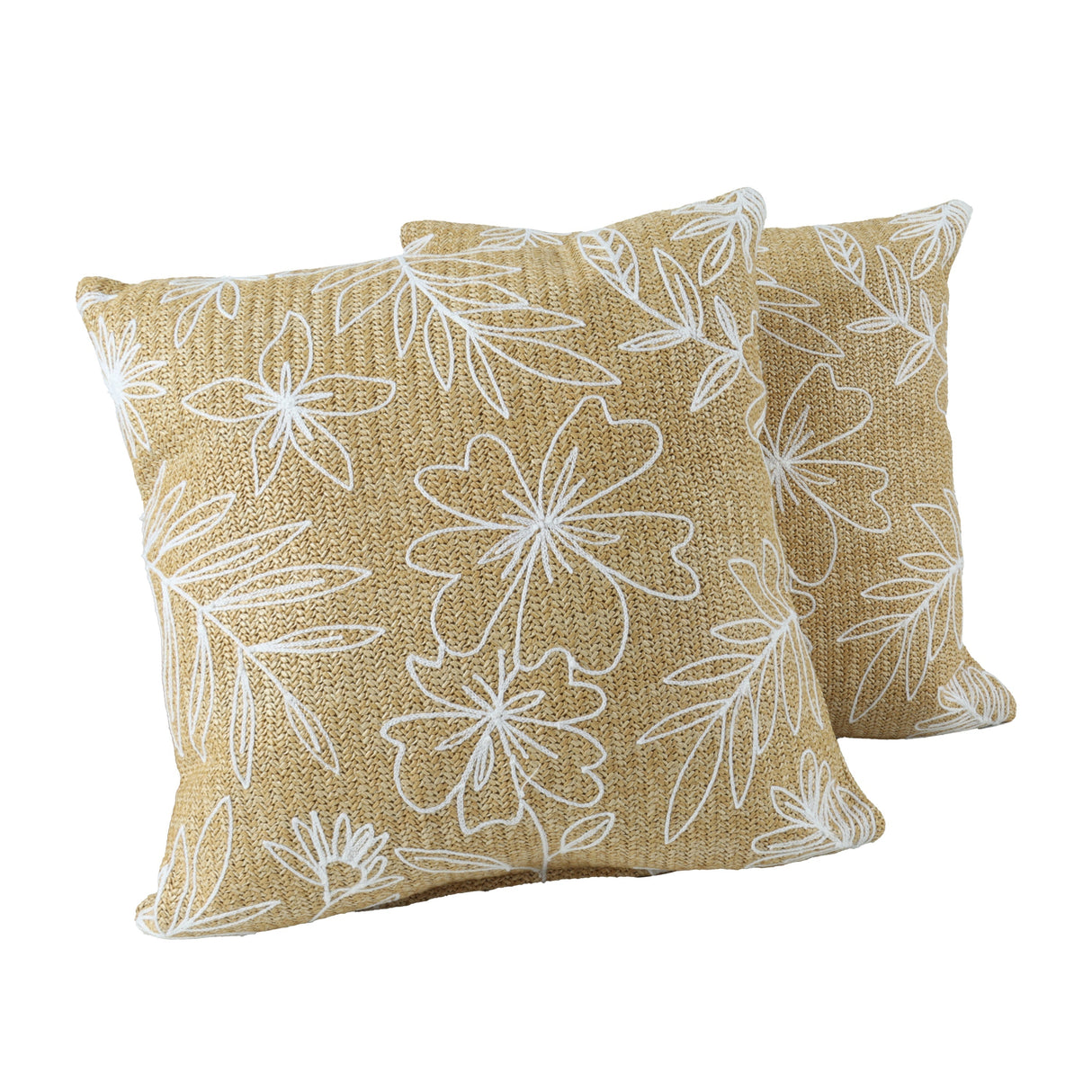 Outdoor/Indoor Decorative Throw Pillows with Inserts - Set of 2