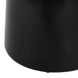 Outdoor metal end table -large