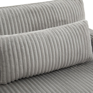Modern Loveseat Sofa With 4 Pillows