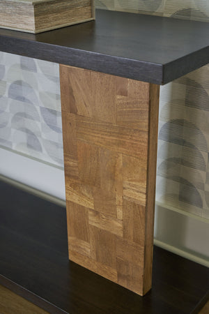 Camlett - Console Sofa Table - Brown