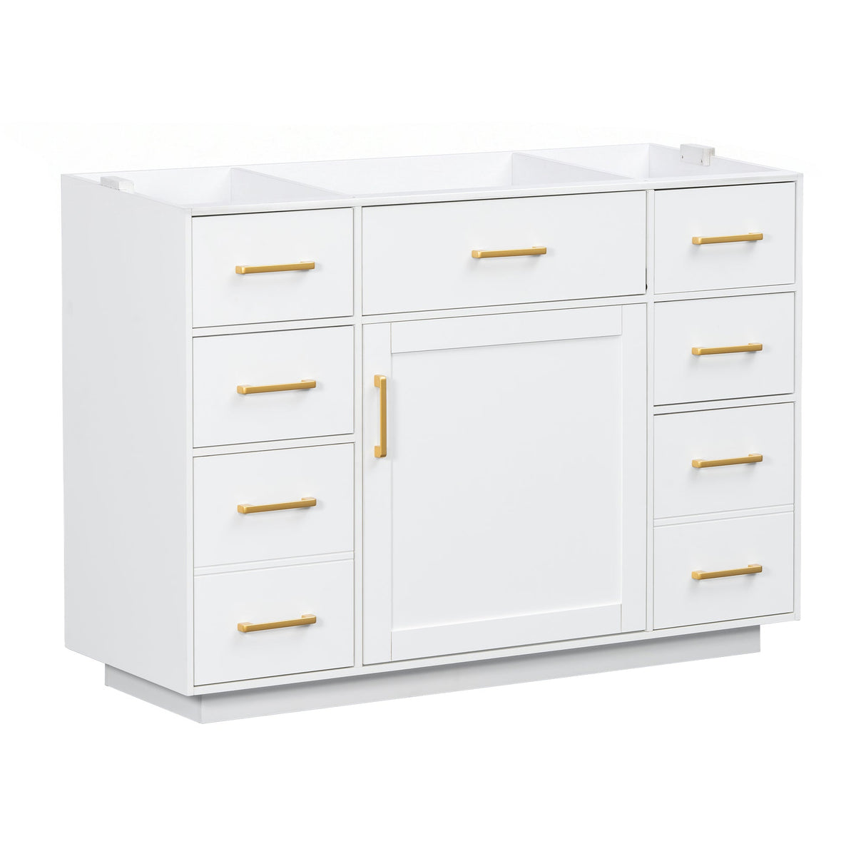 48" Bathroom Vanity without Sink, Cabinet Base Only