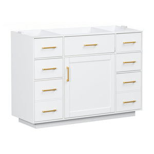 48" Bathroom Vanity without Sink, Cabinet Base Only