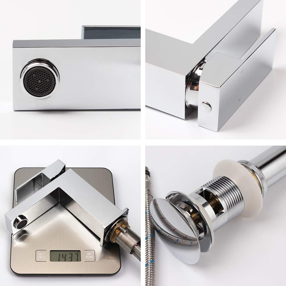 Modern Chrome Bathroom Sink Faucet