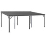 12x20FT Lean To Gazebo with Steel Roof