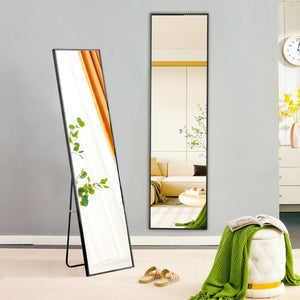 Aluminum Frame Minimalist Mirror for Bathroom and Bedroom