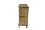 Accent Cabinet With 4 Doors Farmhouse Sideboard Buffet Cabinet