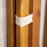 Outdoor Patio Daybed Sofa, 3-Seat Sofa with Foldable Arm & Removable Cushions