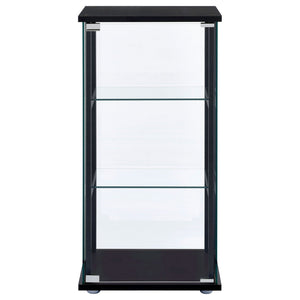 Callie - 3 Shelf Curio Cabinet - Black
