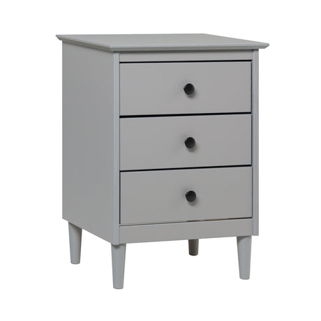Classic-Solid-Wood-3-Drawer-Nightstand-–-Grey-Nightstands