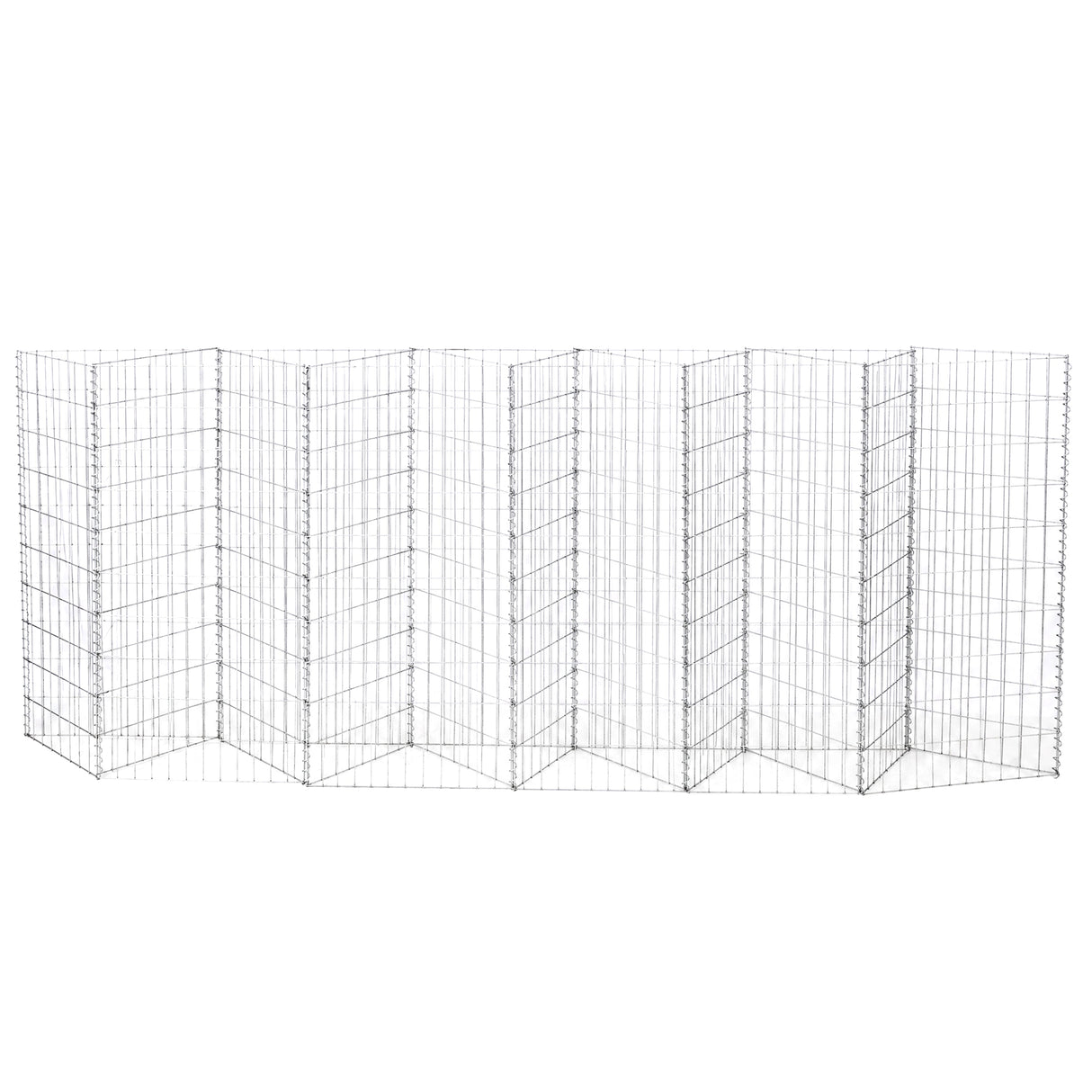 Galvanized Steel Tall Gabion Basket with Multiple Compartments