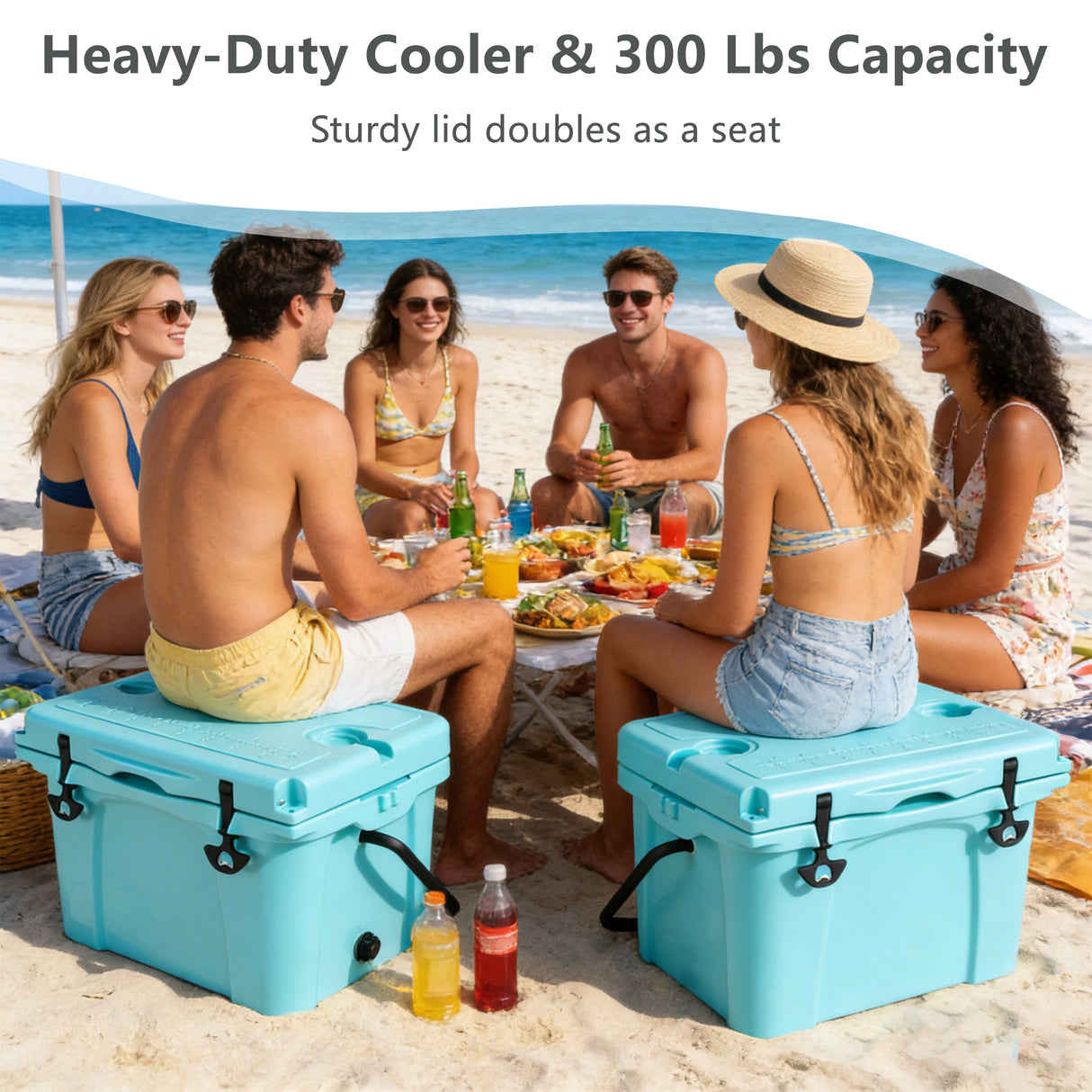 25QT Portable Insulated Cooler