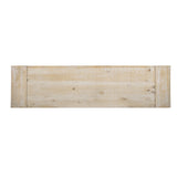 Handwoven Wood Slat Door Sideboard