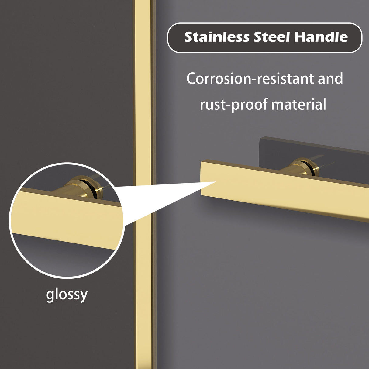 Dual Sliding Frameless Shower Door 44-48 in W x 75 in H