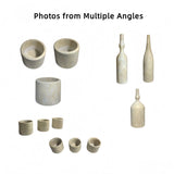 7 Pieces Luxury Natural Marble Living Room Accessories Set