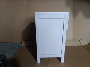 Modern Nightstand with Drawer and Open Shelf