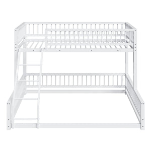 Bunk Bed With Ladder And Safety Guardrails
