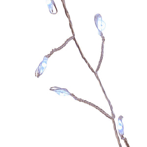 220-Light Starburst Cool White LED Icicle Light Set
