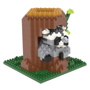Mini Building Blocks - Raccoon