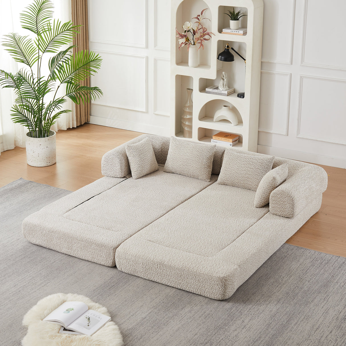 78.9-Inch Convertible Sleeper Sofa
