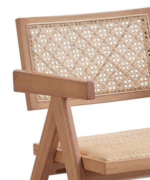 Valentina - 6 Piece Patio Furniture Set - Rattan / Natural