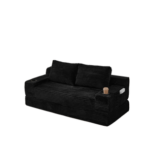 70.8-Inch Corduroy Two-in-One Sofa Bed