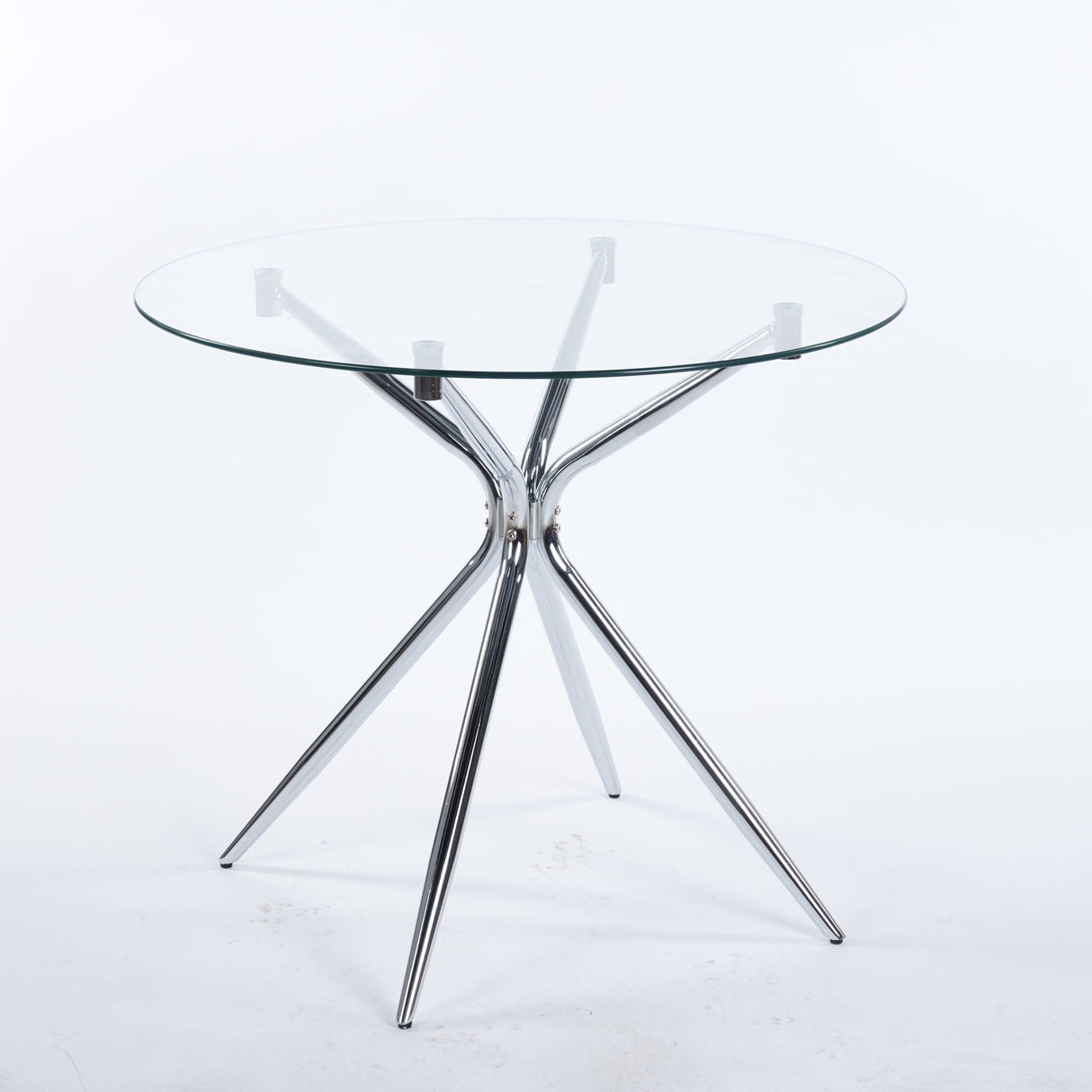 Compact Dining Table With Glass Top