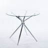 Compact Dining Table With Glass Top