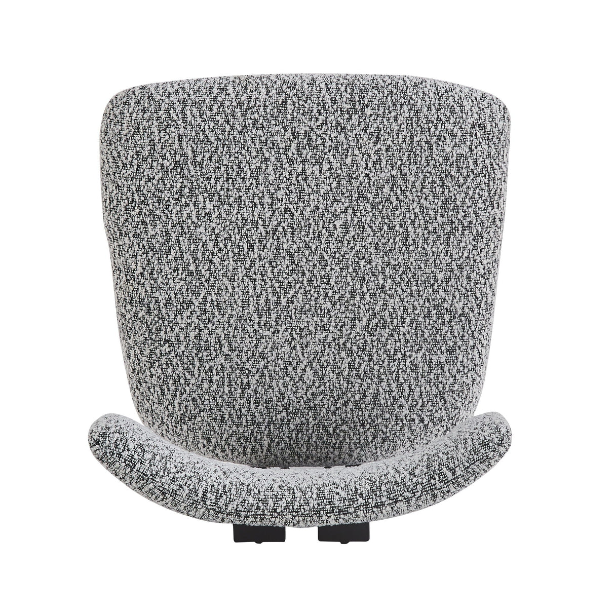 Modern Upholstered Armless Dining Chairs With Metal Legs
