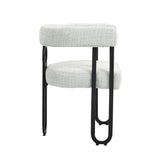 House hold contemporary designed upholstered accent/dining chair/barrel side chairs set of 2