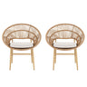 Cyril - Outdoor Papasan Style Dining Chair (Set of 2)