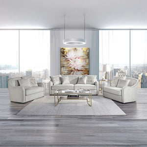 Mahler - Chair With 2 Pillows - Beige Linen