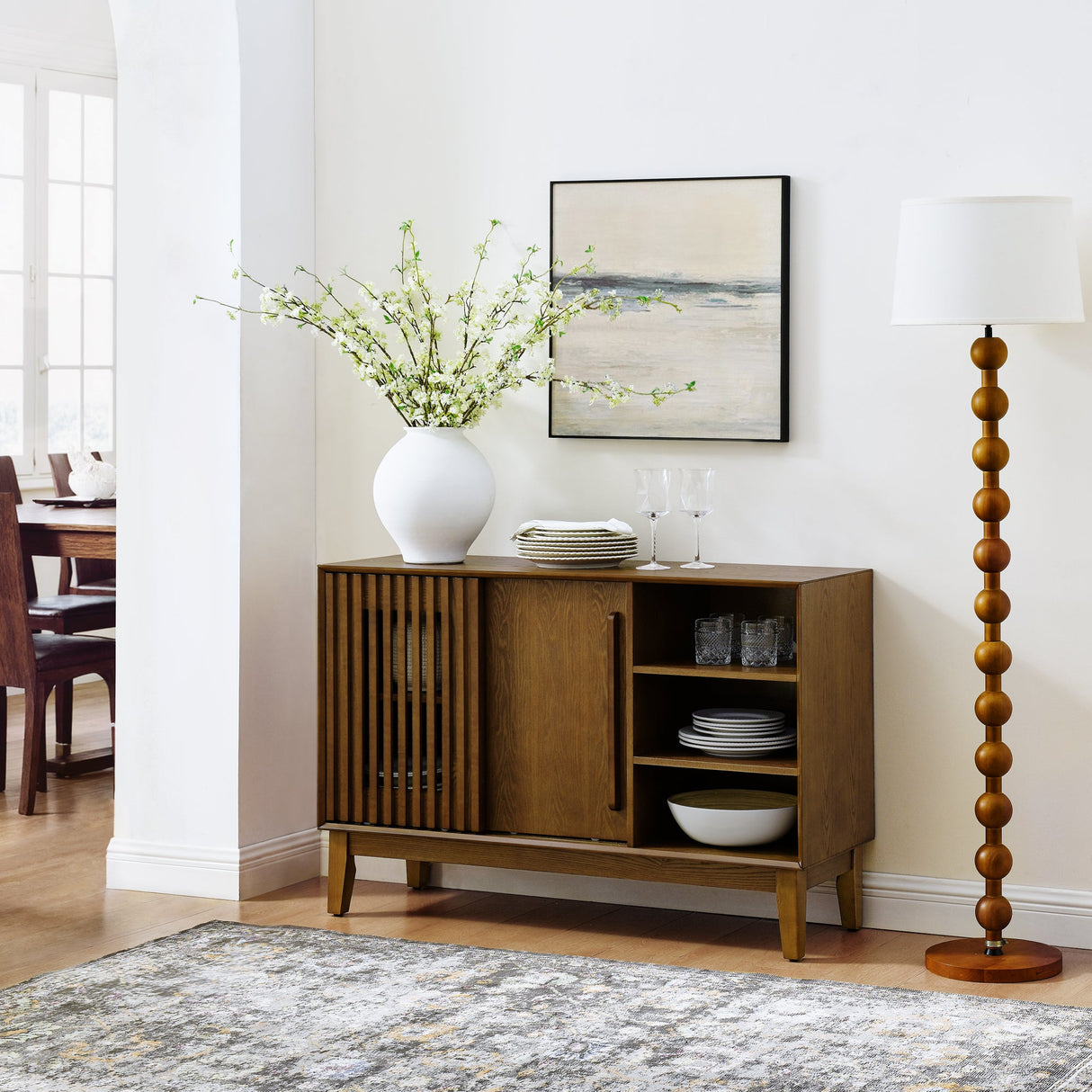 Farmhouse Sideboard Buffet Cabinet