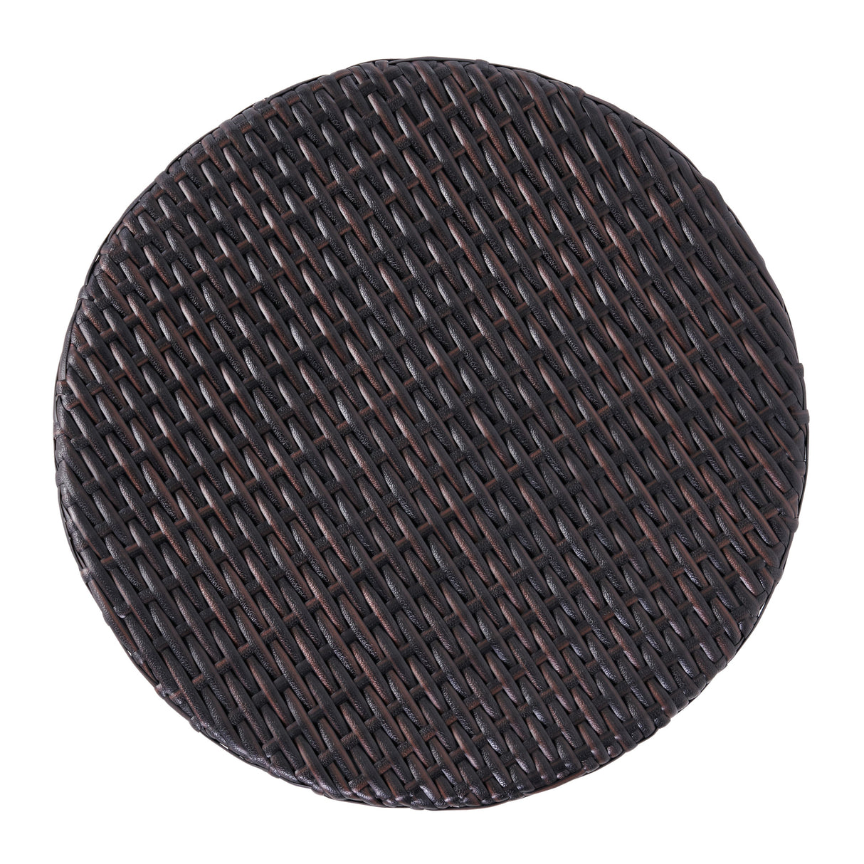 Kingstown RD Barrel Side Table, Outdoor Wicker End Table