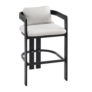Pula Outdoor Patio Aluminum Counter Stool Set of 2