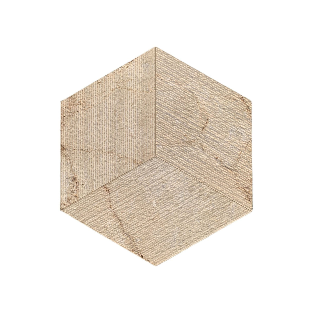 Hexagon Natural Marble Polished Tile For Wall And Floor (Set of 12)