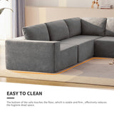 The Caitlyn Plush Modular Terrycloth Sectional