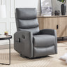 Heat Massage Manual Recliner Chair with Rocker and Swivel