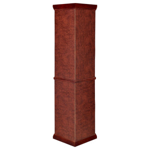 Appledale 6-shelf Corner Curio Display Cabinet Medium Brown