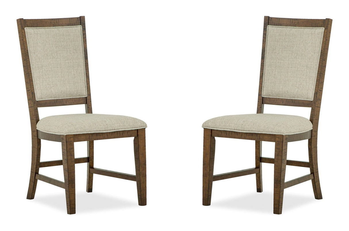 Bay Creek - Step Up Side Chair With Upholstered Seat & Back (Set of 2) - Toasted Nutmeg