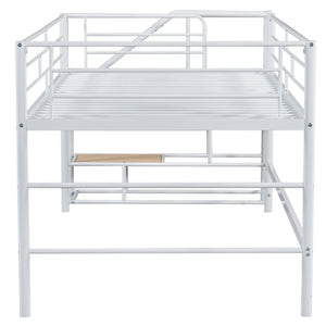 Loft Bed With Storage Stairs And Metal Frame