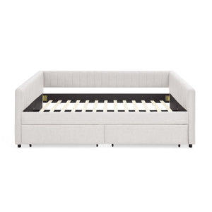 Upholstered Queen Daybed With 2 Drawers
