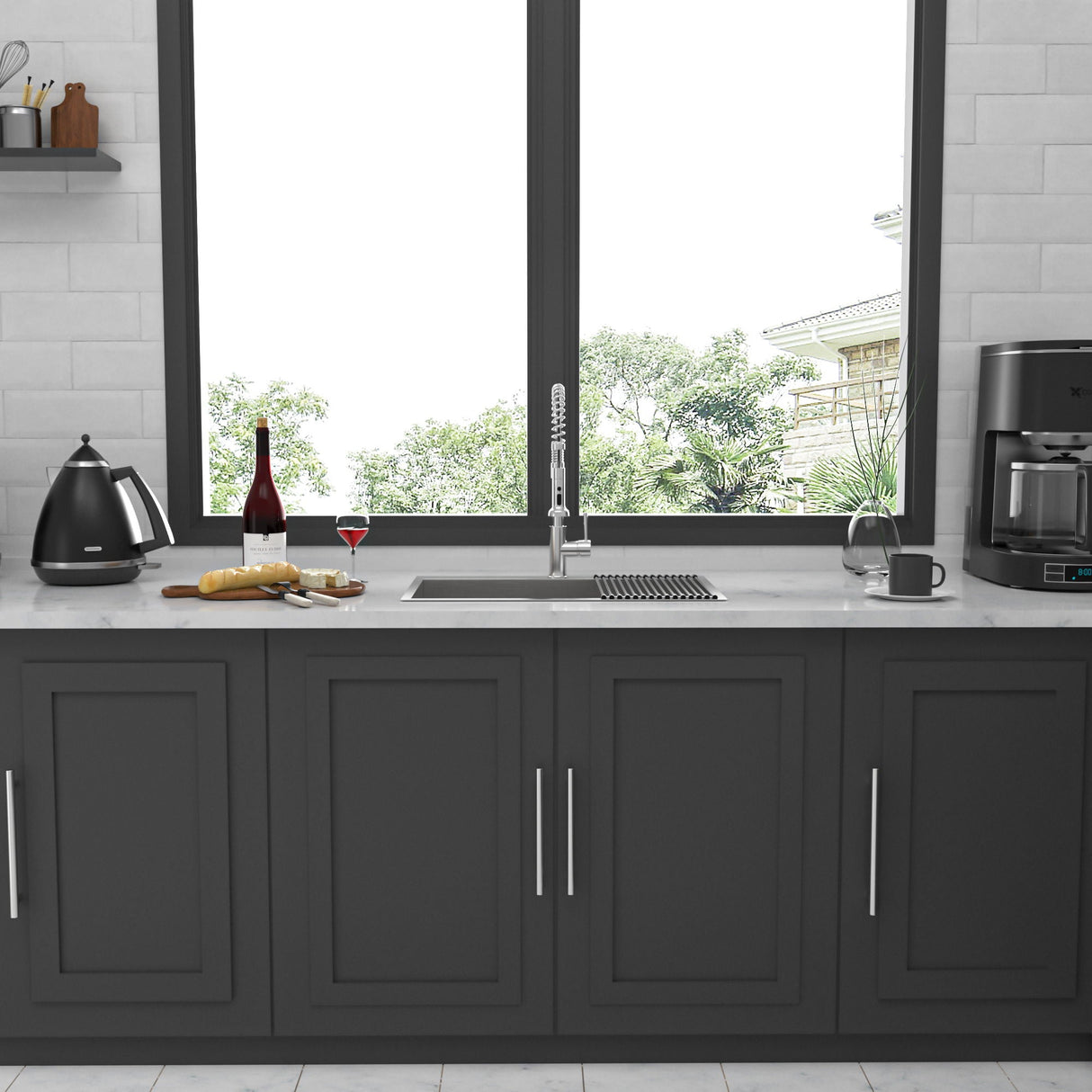 Stainless Steel Drop In Kitchen Sink, Topmount